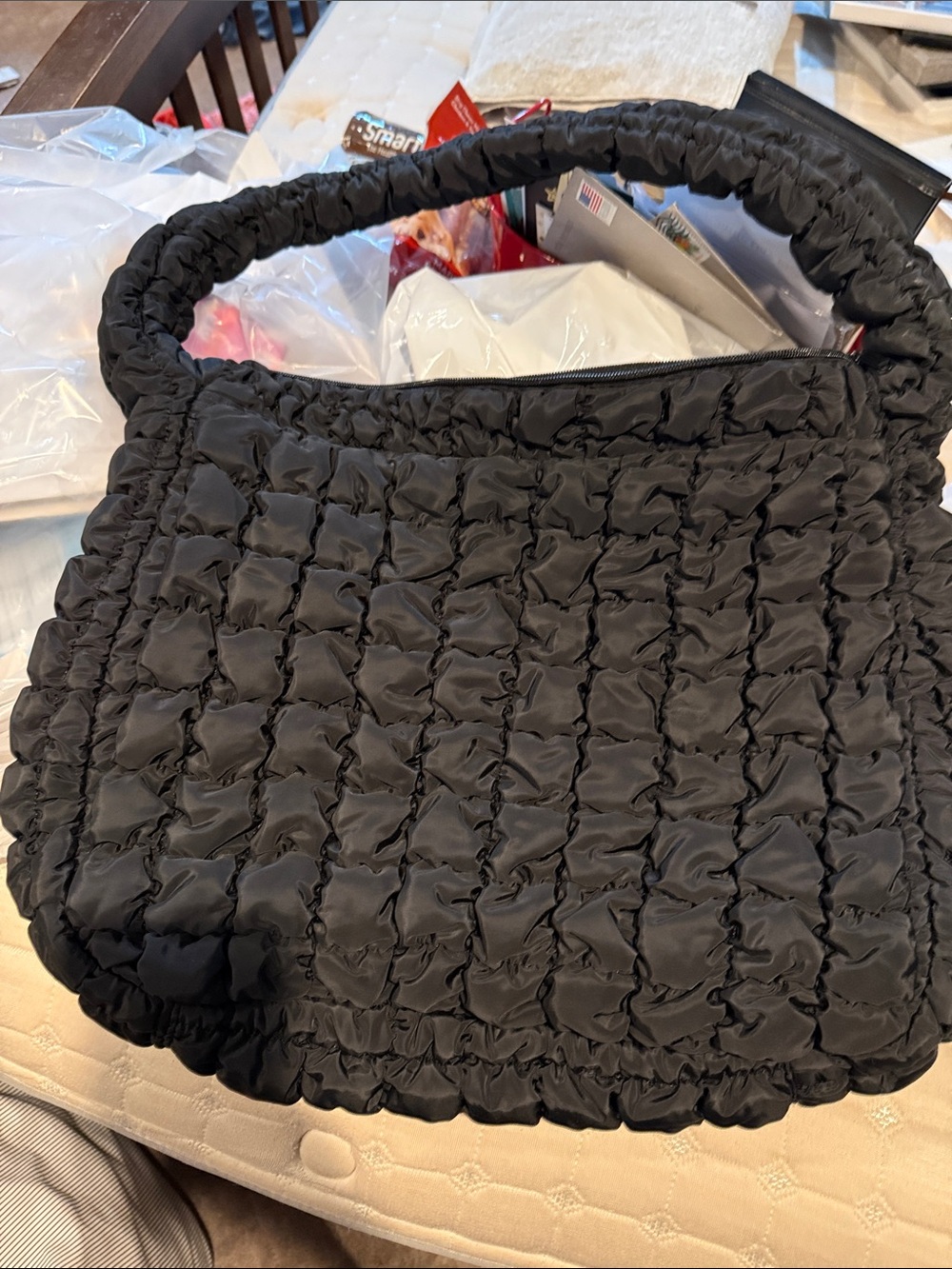 wild fable Black Quilted Shoulder Bag